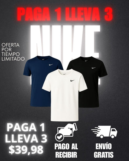 Pack de Tres Camisetas Nike (Paga 1 y lleva 3)ᵀᴹ