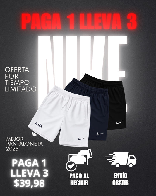 SHORTS NIKE PAGA 1 LLEVA 3™