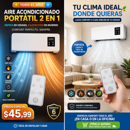 MINI AIRE ACONDICIONADO FRIO/CALOR